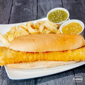 Fish Butty and Chips