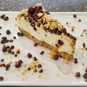 Honeycomb Golden Nugget cheesecake